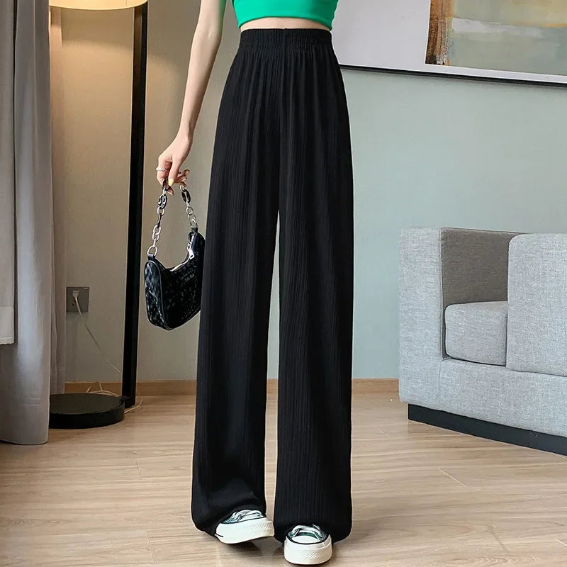 Casual Wide-leg Pants