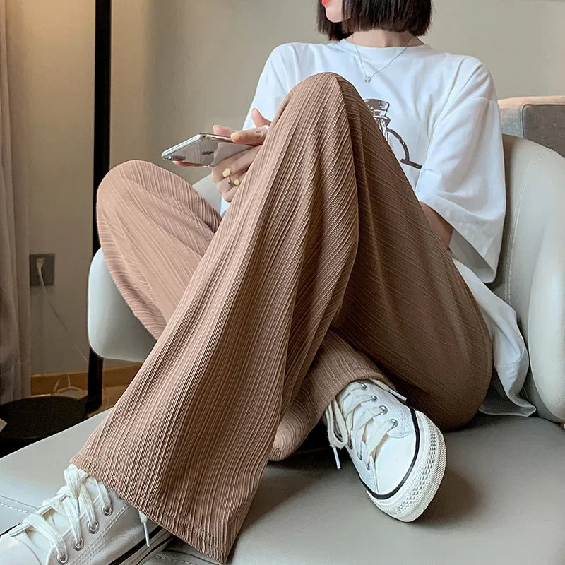 Casual Wide-leg Pants